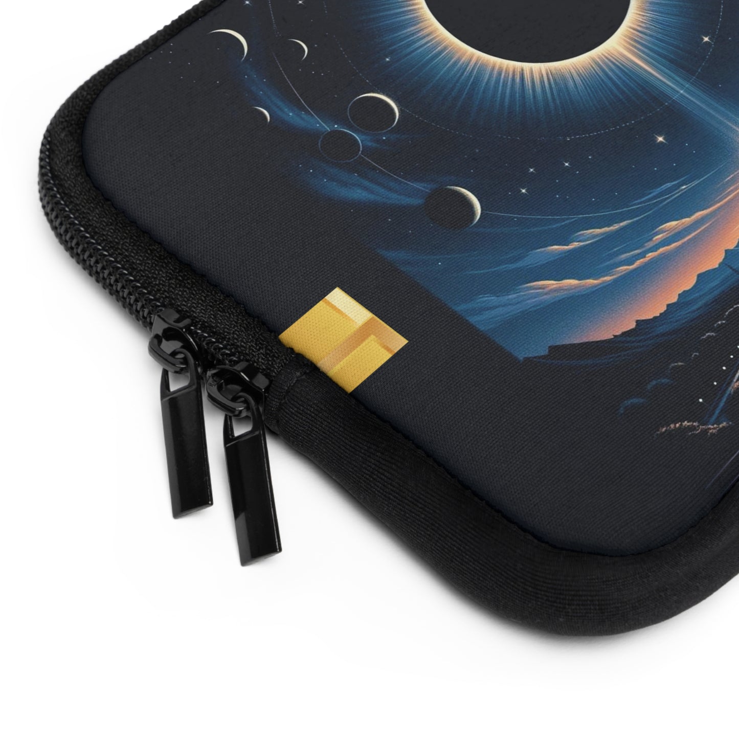 "April 8, 2024 Solar Eclipse Commemorative Laptop Sleeve - Exclusive Astronomy Event Protection"